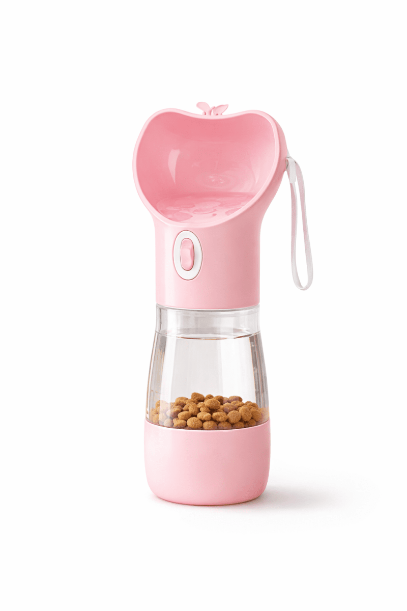 Borraccia Portatile Petamys 3 - in - 1 – Acqua, Snack e Comfort in Passeggiata - Petamys