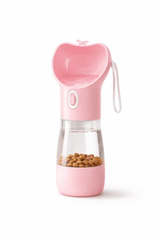 Borraccia Portatile Petamys 3 - in - 1 – Acqua, Snack e Comfort in Passeggiata - Petamys